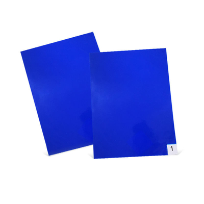 Cleanroom 30 Layers Blue Sticky Mats اندازه OEM موجود است