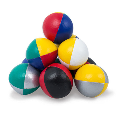 آموزش ورزشی رنگارنگ توپ شعبده بازی با چرم نرم پی وی سی