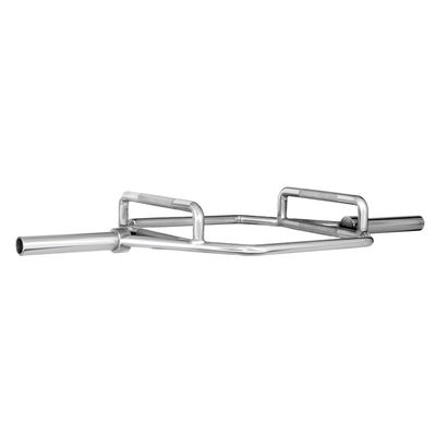آموزش بدنسازی یونیسکس 120cm وزنه زدن با دمبل Barbell Bar Hex Chrome