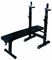 Pvc 16kg Home Weight Bench And Squat Rack Barbell Multifunctional Black